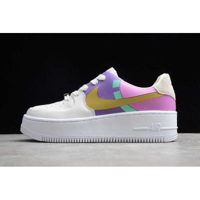 Nike Bayan Air Force 1 Sage Low Zeytin Yeşili / Açık Turkuaz Kaykay Ayakkabı Türkiye - ZTFP2LT6